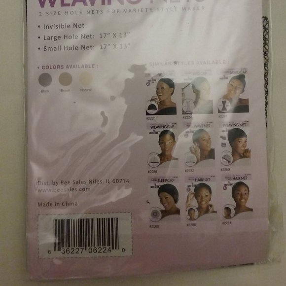 Magic Collection No. 22402BLA, Black Deluxe Invisible Weaving Nets, NEW-Last ONE - Picture 4 of 4